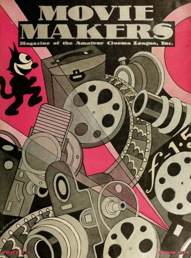 MOVIE MAKERS magazine side cover Issue 28 April 1929