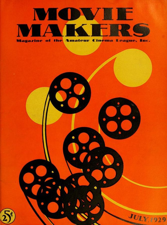 MOVIE MAKERS magazine side cover Issue 31 July 1929