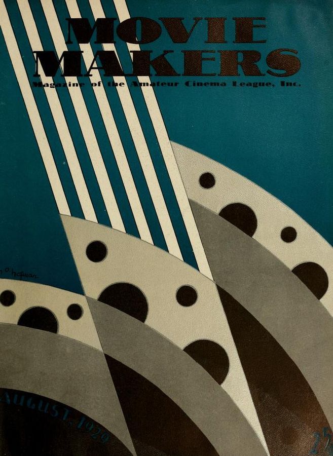 MOVIE MAKERS magazine side cover Issue 32 August 1929