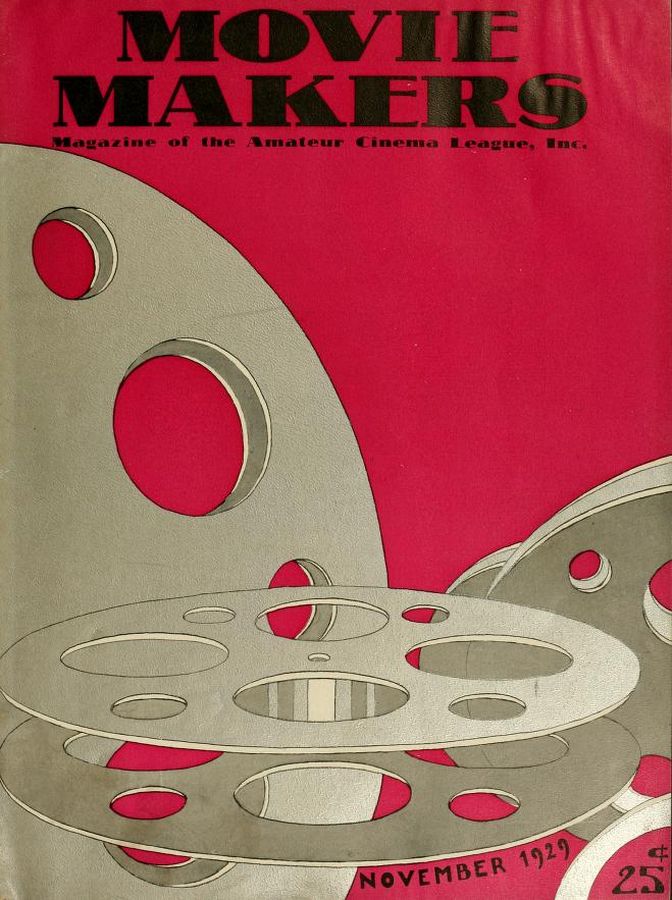 MOVIE MAKERS magazine side cover Issue 35 November 1929