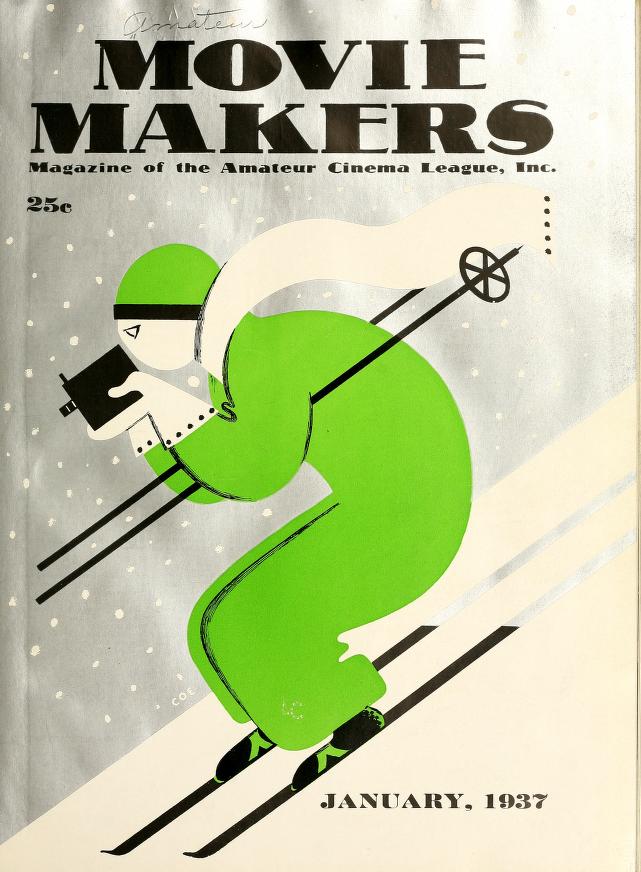 MOVIE MAKERS magazine side cover Issue 157 January 1937