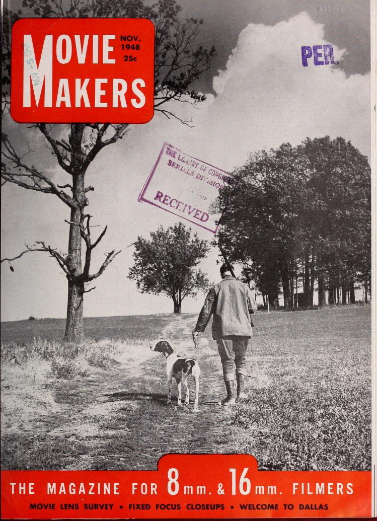 MOVIE MAKERS magazine side cover Issue 275 November 1948