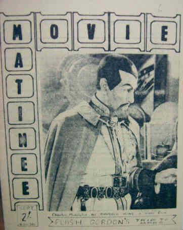 MOVIE MATINEE magazine side cover Issue 6 September 1965