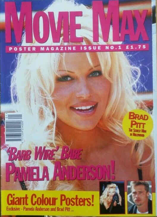 MOVIE MAX magazine side cover Issue 1  1995