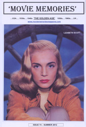 MOVIE MEMORIES magazine side cover Issue 74 Summer 2012