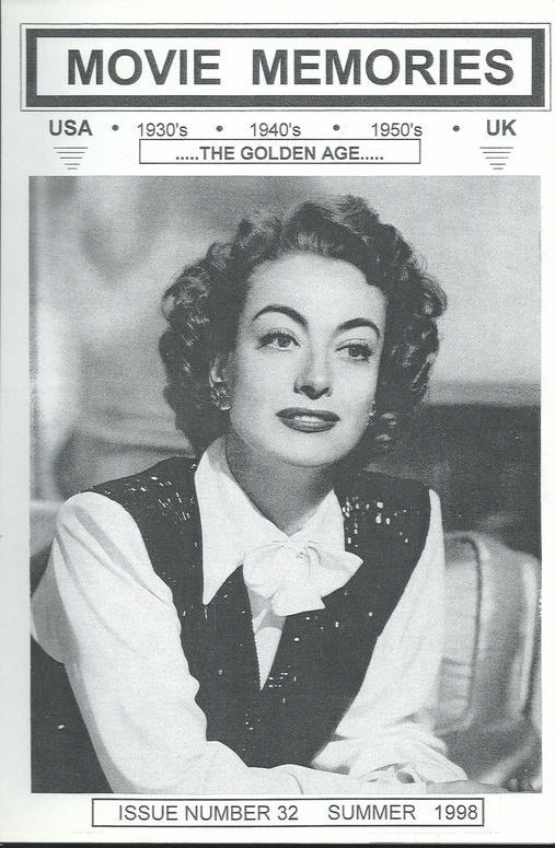 MOVIE MEMORIES magazine side cover Issue 32 Summer 1998