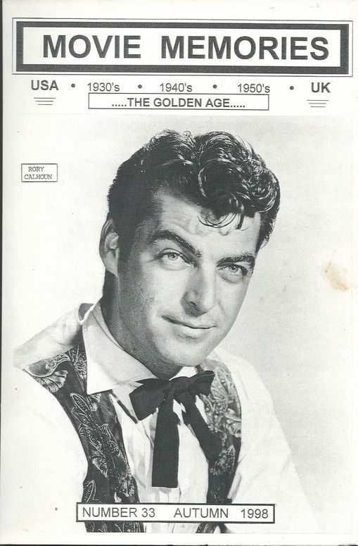 MOVIE MEMORIES magazine side cover Issue 33 Autumn 1998