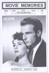 MOVIE MEMORIES magazine side cover Issue 39 Summer 2000