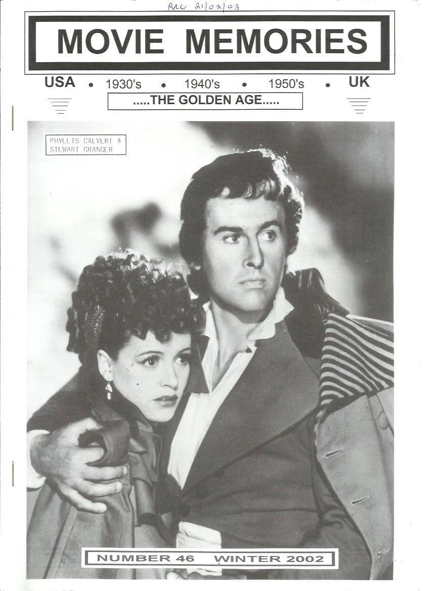 MOVIE MEMORIES magazine side cover Issue 46 Winter 2002