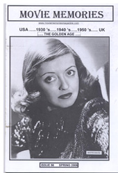 MOVIE MEMORIES magazine side cover Issue 56 Spring 2006