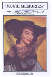 MOVIE MEMORIES magazine side cover Issue 57 Summer 2006