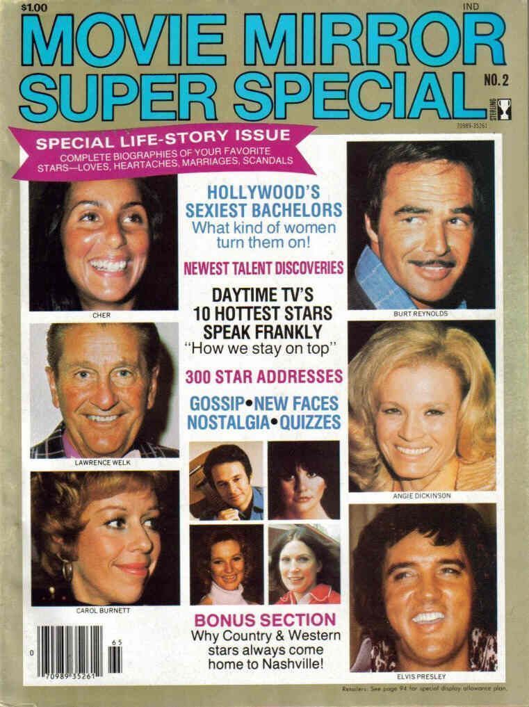 MOVIE MIRROR SUPER SPECIAL magazine side cover Issue 2  1976