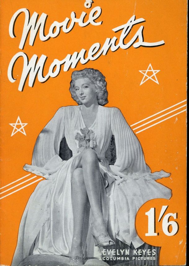 MOVIE MOMENTS magazine side cover Issue 4  1940