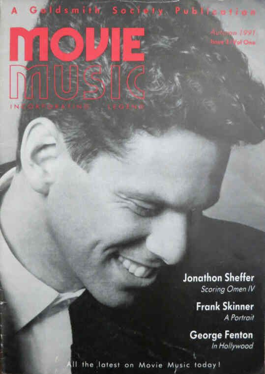 MOVIE MUSIC magazine side cover Issue 3 Autumn 1991