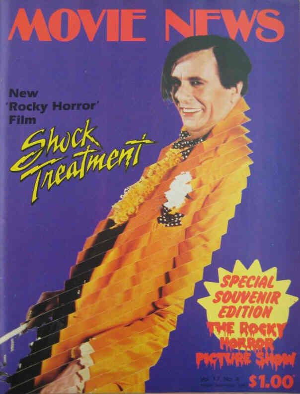 MOVIE NEWS (Au) magazine side cover  Vol 17 # 4 August/September 1981