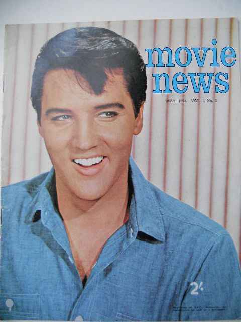 MOVIE NEWS (Au) magazine side cover  Vol 1 # 2 May 1965
