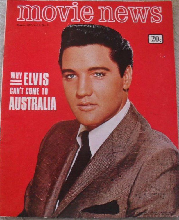 MOVIE NEWS (Au) magazine side cover  Vol 3 # 3 March 1967
