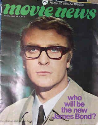 MOVIE NEWS (Au) magazine side cover  Vol 4 # 3 March 1968