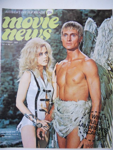 MOVIE NEWS (Au) magazine side cover  Vol 4 # 11 November 1968