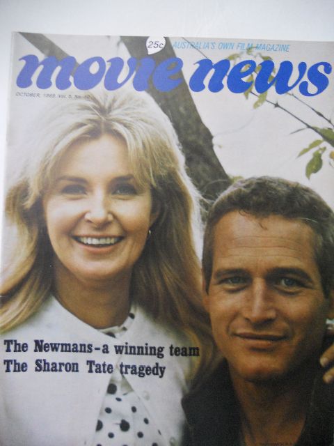 MOVIE NEWS (Au) magazine side cover  Vol 5 # 10 October 1969