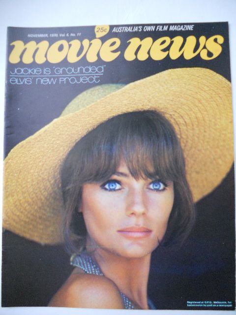MOVIE NEWS (Au) magazine side cover  Vol 6 # 11 November 1970