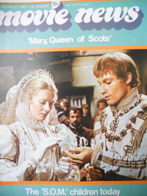MOVIE NEWS (Au) magazine side cover  Vol 8 # 5 May 1972