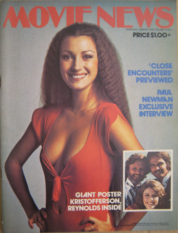 MOVIE NEWS (Au) magazine side cover  Vol 14 # 1 February/March 1978