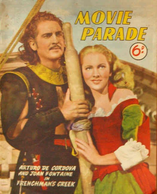 MOVIE PARADE (Au) magazine side cover  1944
