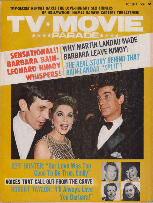 MOVIE PARADE magazine side cover October 1969