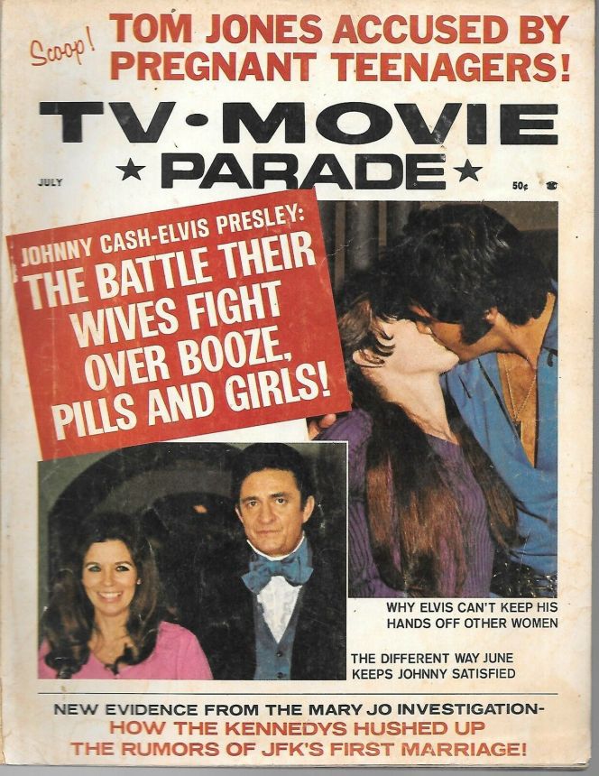 MOVIE PARADE magazine side cover July 1970
