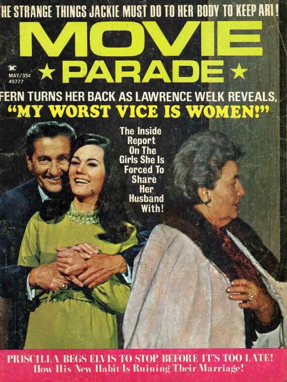 MOVIE PARADE magazine side cover May 1971