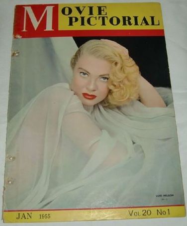 MOVIE PICTORIAL (JP) magazine side cover  Vol 20 # 1 January 1955