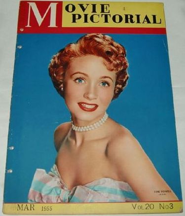 MOVIE PICTORIAL (JP) magazine side cover  Vol 20 # 3 March 1955