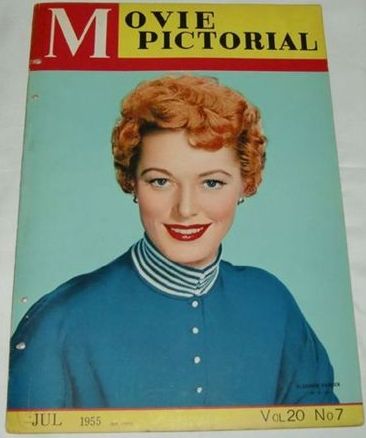 MOVIE PICTORIAL (JP) magazine side cover  Vol 20 # 7 July 1955