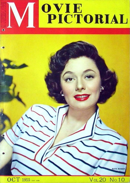 MOVIE PICTORIAL (JP) magazine side cover  Vol 20 # 10 October 1955