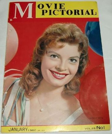 MOVIE PICTORIAL (JP) magazine side cover  Vol 25 # 1 January 1960