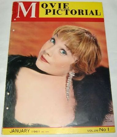 MOVIE PICTORIAL (JP) magazine side cover  Vol 26 # 1 January 1961