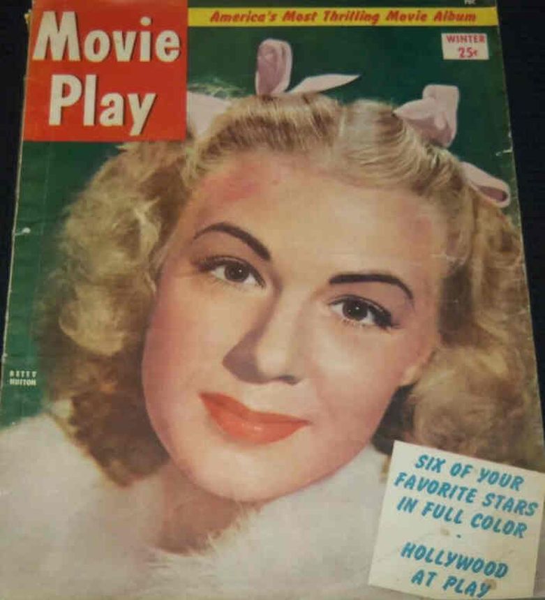 MOVIE PLAY magazine side cover  Vol 1 # 2 Winter 1945
