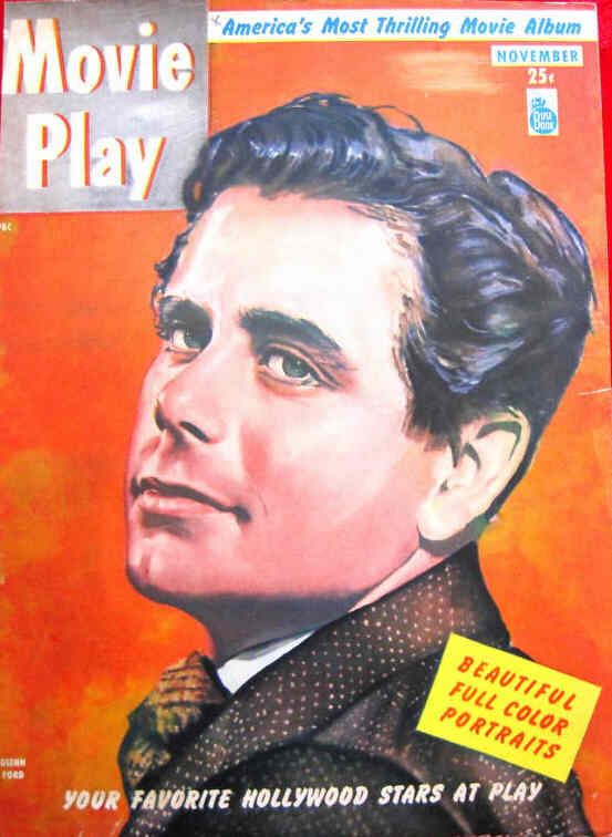 MOVIE PLAY magazine side cover  Vol 1 # 5 November/Winter 1946