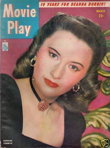 MOVIE PLAY magazine side cover Vol 2 # 1 - March 1947