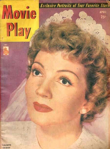 MOVIE PLAY magazine side cover Vol 2 # 2 - April 1947