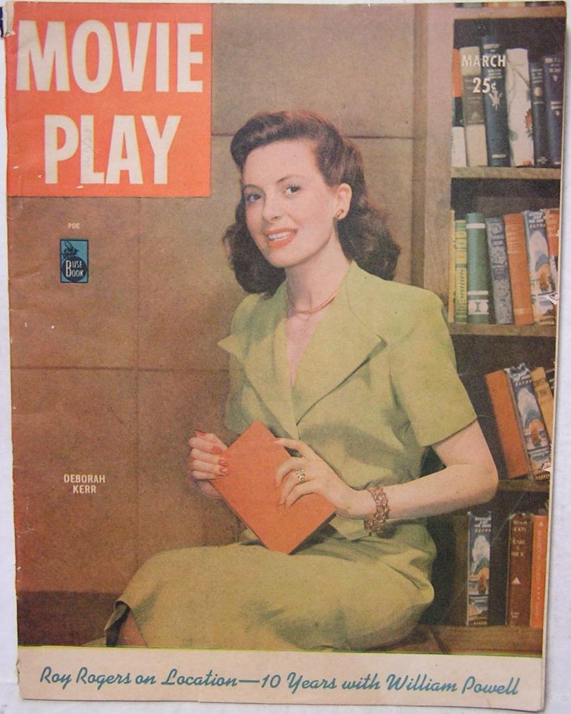 MOVIE PLAY magazine side cover March 1948