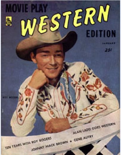 MOVIE PLAY magazine side cover  Vol 3 # 5 January 1949