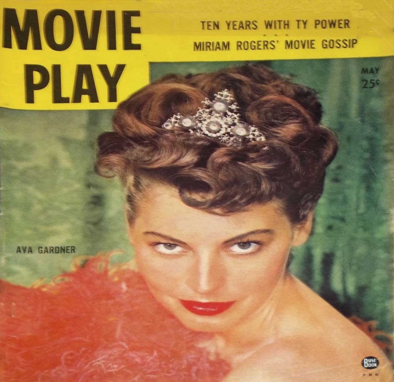 MOVIE PLAY magazine side cover  Vol 4 # 1 May 1949