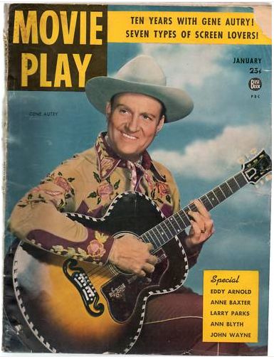 MOVIE PLAY magazine side cover  Vol 4 # 5 January 1950