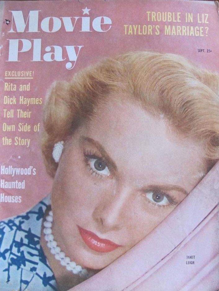 MOVIE PLAY magazine side cover  Vol 8 # 5 September 1954