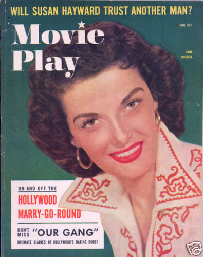 MOVIE PLAY magazine side cover  Vol 9 # 1 January 1955