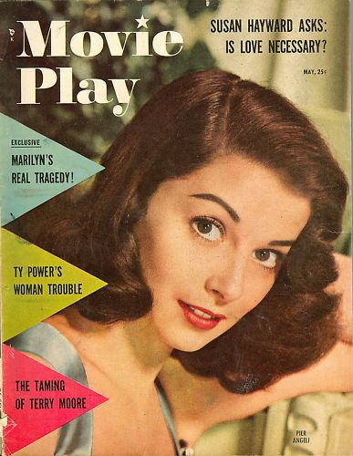 MOVIE PLAY magazine side cover  Vol 9 # 3 May 1955