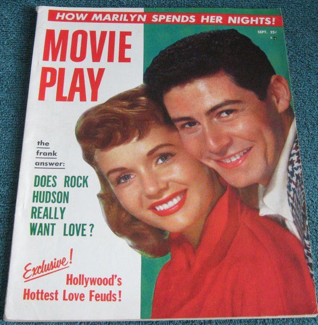 MOVIE PLAY magazine side cover September 1955
