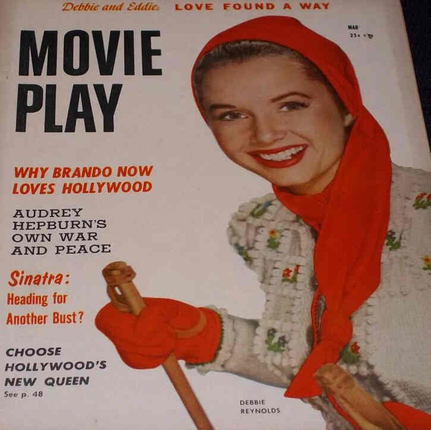 MOVIE PLAY magazine side cover  Vol 10 # 2 Vol 10 # 2 - March 1956